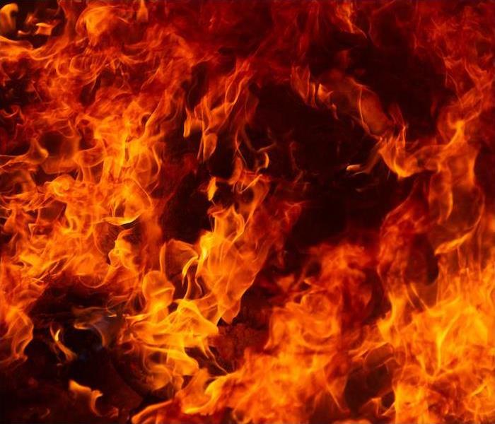 large image of red, yellow and orange flames